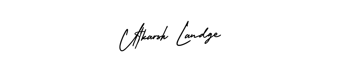 Here are the top 10 professional signature styles for the name Utkarsh Landge. These are the best autograph styles you can use for your name. Utkarsh Landge signature style 3 images and pictures png