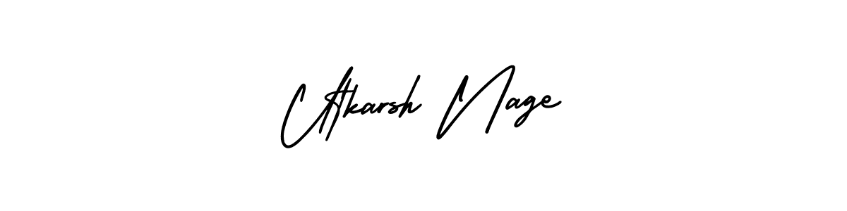 Here are the top 10 professional signature styles for the name Utkarsh Nage. These are the best autograph styles you can use for your name. Utkarsh Nage signature style 3 images and pictures png