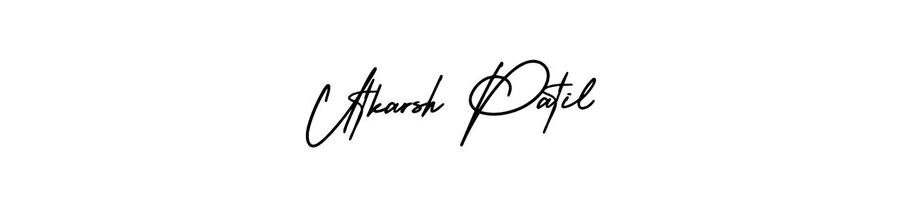 How to Draw Utkarsh Patil signature style? AmerikaSignatureDemo-Regular is a latest design signature styles for name Utkarsh Patil. Utkarsh Patil signature style 3 images and pictures png