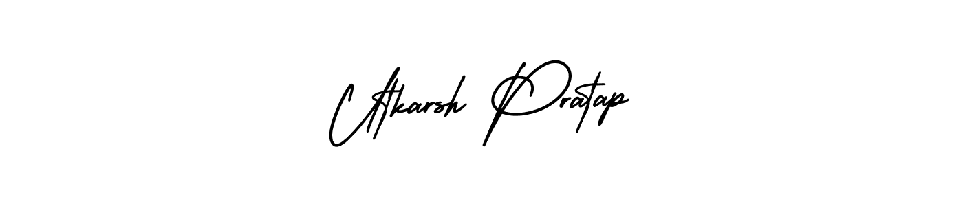 Design your own signature with our free online signature maker. With this signature software, you can create a handwritten (AmerikaSignatureDemo-Regular) signature for name Utkarsh Pratap. Utkarsh Pratap signature style 3 images and pictures png