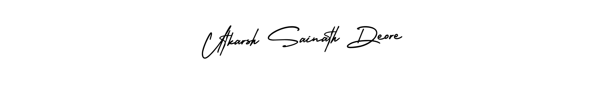 Make a short Utkarsh Sainath Deore signature style. Manage your documents anywhere anytime using AmerikaSignatureDemo-Regular. Create and add eSignatures, submit forms, share and send files easily. Utkarsh Sainath Deore signature style 3 images and pictures png