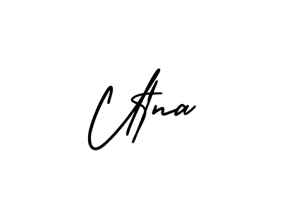 Design your own signature with our free online signature maker. With this signature software, you can create a handwritten (AmerikaSignatureDemo-Regular) signature for name Utna. Utna signature style 3 images and pictures png