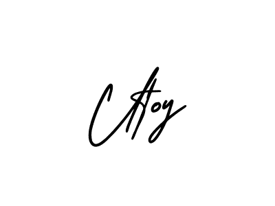 Also we have Utoy name is the best signature style. Create professional handwritten signature collection using AmerikaSignatureDemo-Regular autograph style. Utoy signature style 3 images and pictures png