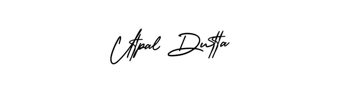 How to make Utpal Dutta signature? AmerikaSignatureDemo-Regular is a professional autograph style. Create handwritten signature for Utpal Dutta name. Utpal Dutta signature style 3 images and pictures png