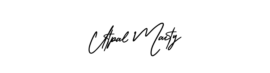 Make a beautiful signature design for name Utpal Maity. Use this online signature maker to create a handwritten signature for free. Utpal Maity signature style 3 images and pictures png