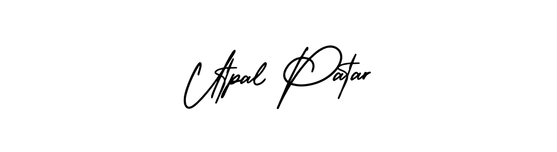 How to Draw Utpal Patar signature style? AmerikaSignatureDemo-Regular is a latest design signature styles for name Utpal Patar. Utpal Patar signature style 3 images and pictures png