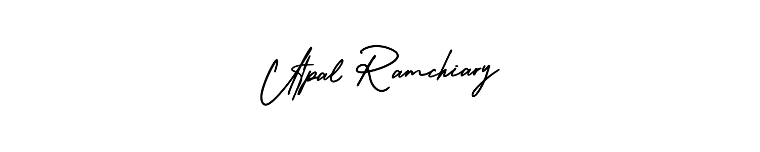 You can use this online signature creator to create a handwritten signature for the name Utpal Ramchiary. This is the best online autograph maker. Utpal Ramchiary signature style 3 images and pictures png
