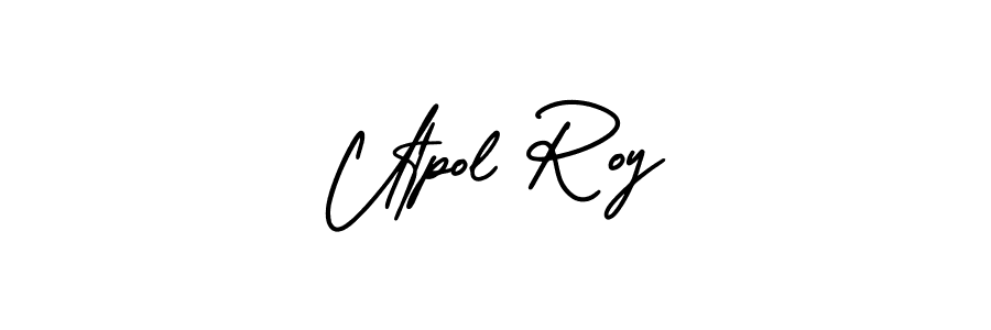 Here are the top 10 professional signature styles for the name Utpol Roy. These are the best autograph styles you can use for your name. Utpol Roy signature style 3 images and pictures png