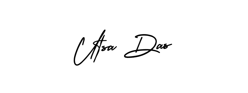 How to Draw Utsa Das signature style? AmerikaSignatureDemo-Regular is a latest design signature styles for name Utsa Das. Utsa Das signature style 3 images and pictures png