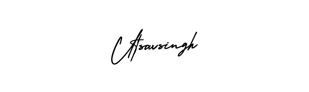 Also we have Utsavsingh name is the best signature style. Create professional handwritten signature collection using AmerikaSignatureDemo-Regular autograph style. Utsavsingh signature style 3 images and pictures png