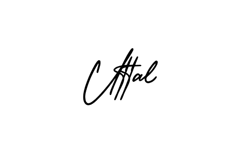 Design your own signature with our free online signature maker. With this signature software, you can create a handwritten (AmerikaSignatureDemo-Regular) signature for name Uttal. Uttal signature style 3 images and pictures png