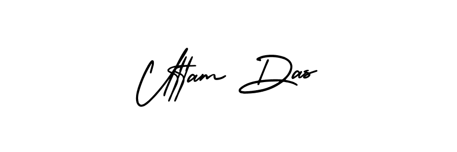 Create a beautiful signature design for name Uttam Das. With this signature (AmerikaSignatureDemo-Regular) fonts, you can make a handwritten signature for free. Uttam Das signature style 3 images and pictures png