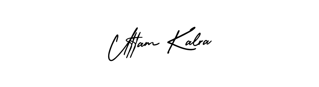 How to Draw Uttam Kalra signature style? AmerikaSignatureDemo-Regular is a latest design signature styles for name Uttam Kalra. Uttam Kalra signature style 3 images and pictures png