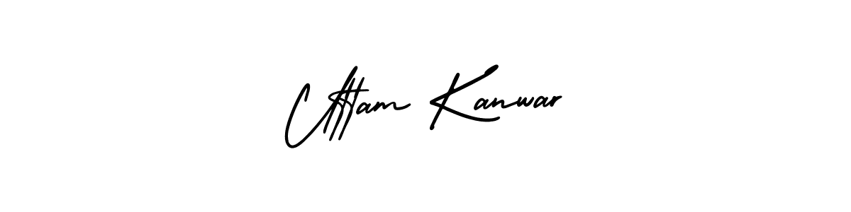 How to Draw Uttam Kanwar signature style? AmerikaSignatureDemo-Regular is a latest design signature styles for name Uttam Kanwar. Uttam Kanwar signature style 3 images and pictures png