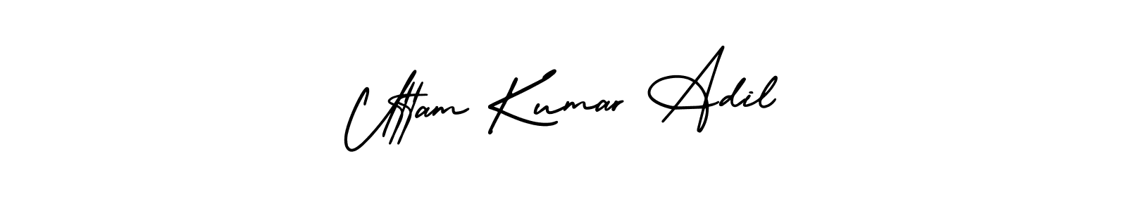 Make a beautiful signature design for name Uttam Kumar Adil. Use this online signature maker to create a handwritten signature for free. Uttam Kumar Adil signature style 3 images and pictures png