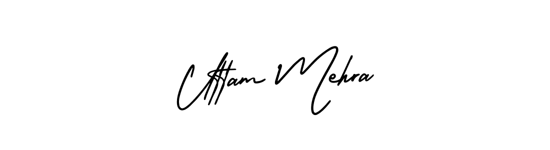 Also we have Uttam Mehra name is the best signature style. Create professional handwritten signature collection using AmerikaSignatureDemo-Regular autograph style. Uttam Mehra signature style 3 images and pictures png