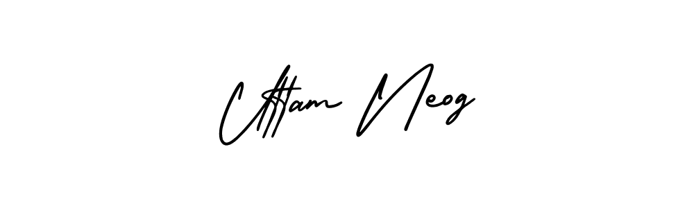 Also we have Uttam Neog name is the best signature style. Create professional handwritten signature collection using AmerikaSignatureDemo-Regular autograph style. Uttam Neog signature style 3 images and pictures png