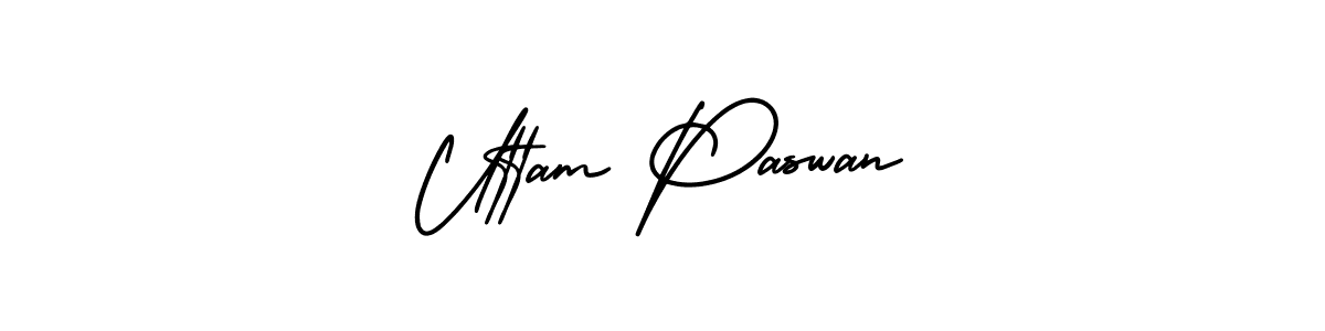 Check out images of Autograph of Uttam Paswan name. Actor Uttam Paswan Signature Style. AmerikaSignatureDemo-Regular is a professional sign style online. Uttam Paswan signature style 3 images and pictures png