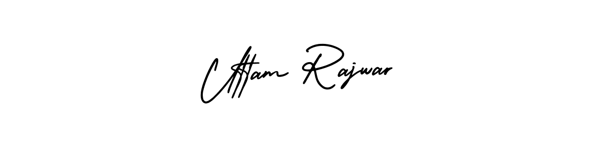 Make a beautiful signature design for name Uttam Rajwar. With this signature (AmerikaSignatureDemo-Regular) style, you can create a handwritten signature for free. Uttam Rajwar signature style 3 images and pictures png