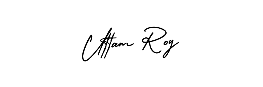 Make a short Uttam Roy signature style. Manage your documents anywhere anytime using AmerikaSignatureDemo-Regular. Create and add eSignatures, submit forms, share and send files easily. Uttam Roy signature style 3 images and pictures png
