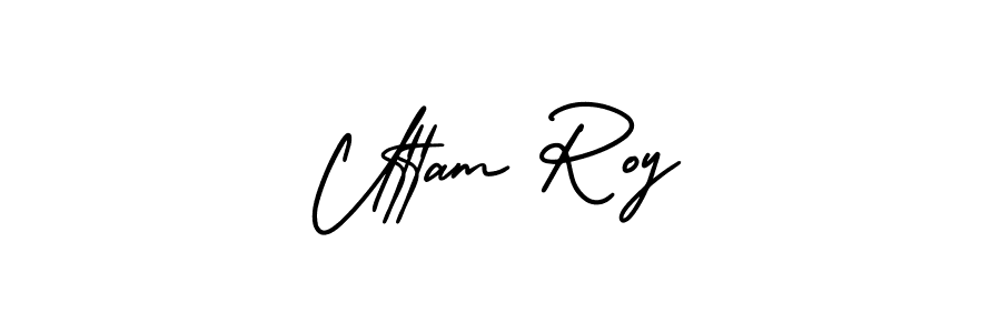 Best and Professional Signature Style for Uttam Roy. AmerikaSignatureDemo-Regular Best Signature Style Collection. Uttam Roy signature style 3 images and pictures png