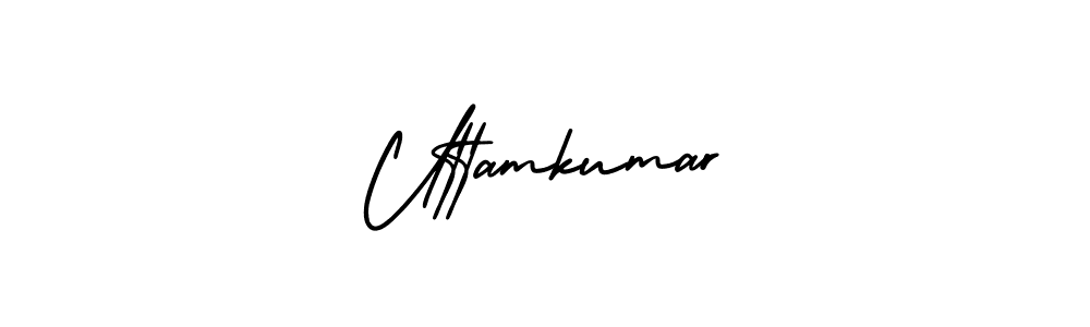 Create a beautiful signature design for name Uttamkumar. With this signature (AmerikaSignatureDemo-Regular) fonts, you can make a handwritten signature for free. Uttamkumar signature style 3 images and pictures png