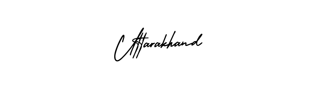 Also You can easily find your signature by using the search form. We will create Uttarakhand name handwritten signature images for you free of cost using AmerikaSignatureDemo-Regular sign style. Uttarakhand signature style 3 images and pictures png