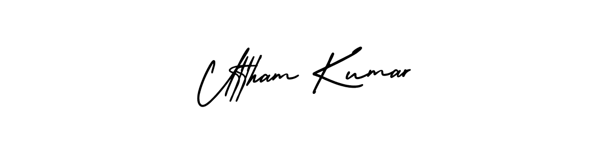 Also we have Uttham Kumar name is the best signature style. Create professional handwritten signature collection using AmerikaSignatureDemo-Regular autograph style. Uttham Kumar signature style 3 images and pictures png