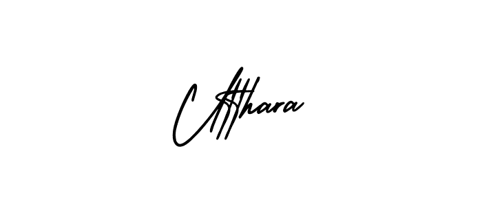 Create a beautiful signature design for name Utthara. With this signature (AmerikaSignatureDemo-Regular) fonts, you can make a handwritten signature for free. Utthara signature style 3 images and pictures png