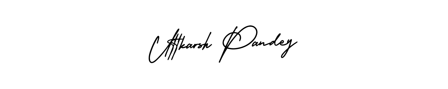 Make a beautiful signature design for name Uttkarsh Pandey. Use this online signature maker to create a handwritten signature for free. Uttkarsh Pandey signature style 3 images and pictures png