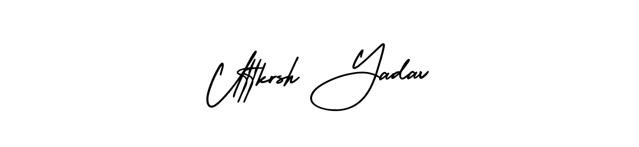 It looks lik you need a new signature style for name Uttkrsh Yadav. Design unique handwritten (AmerikaSignatureDemo-Regular) signature with our free signature maker in just a few clicks. Uttkrsh Yadav signature style 3 images and pictures png