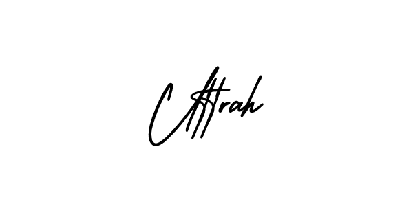 AmerikaSignatureDemo-Regular is a professional signature style that is perfect for those who want to add a touch of class to their signature. It is also a great choice for those who want to make their signature more unique. Get Uttrah name to fancy signature for free. Uttrah signature style 3 images and pictures png