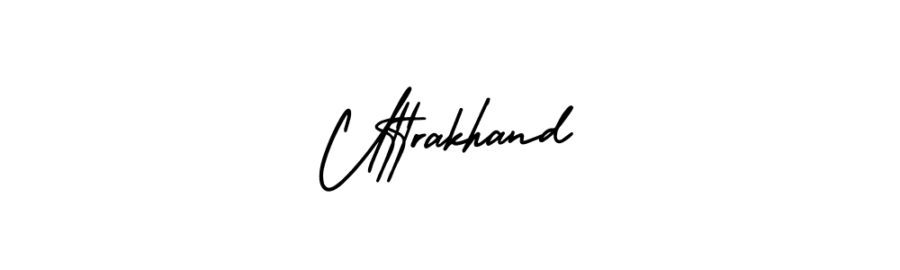 Create a beautiful signature design for name Uttrakhand. With this signature (AmerikaSignatureDemo-Regular) fonts, you can make a handwritten signature for free. Uttrakhand signature style 3 images and pictures png