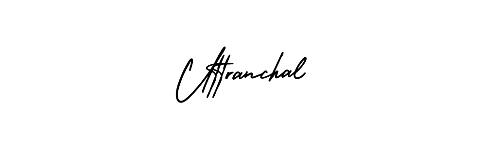 Also we have Uttranchal name is the best signature style. Create professional handwritten signature collection using AmerikaSignatureDemo-Regular autograph style. Uttranchal signature style 3 images and pictures png