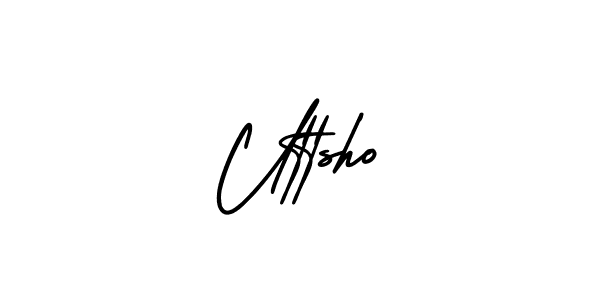 Also You can easily find your signature by using the search form. We will create Uttsho name handwritten signature images for you free of cost using AmerikaSignatureDemo-Regular sign style. Uttsho signature style 3 images and pictures png