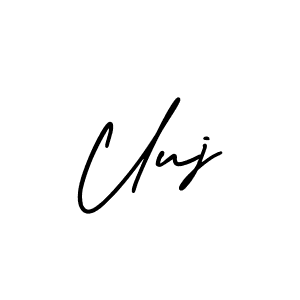 It looks lik you need a new signature style for name Uuj. Design unique handwritten (AmerikaSignatureDemo-Regular) signature with our free signature maker in just a few clicks. Uuj signature style 3 images and pictures png