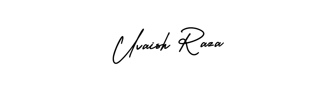 Make a beautiful signature design for name Uvaish Raza. Use this online signature maker to create a handwritten signature for free. Uvaish Raza signature style 3 images and pictures png