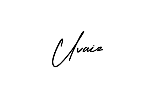 Design your own signature with our free online signature maker. With this signature software, you can create a handwritten (AmerikaSignatureDemo-Regular) signature for name Uvaiz. Uvaiz signature style 3 images and pictures png