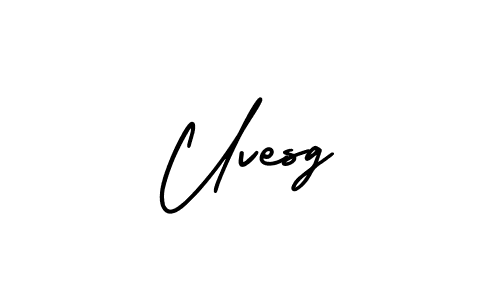 Make a beautiful signature design for name Uvesg. With this signature (AmerikaSignatureDemo-Regular) style, you can create a handwritten signature for free. Uvesg signature style 3 images and pictures png