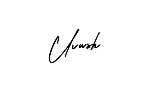 Make a beautiful signature design for name Uvwsh. With this signature (AmerikaSignatureDemo-Regular) style, you can create a handwritten signature for free. Uvwsh signature style 3 images and pictures png