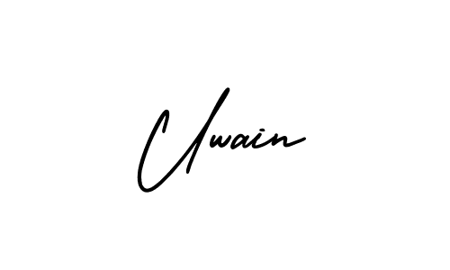 Also You can easily find your signature by using the search form. We will create Uwain name handwritten signature images for you free of cost using AmerikaSignatureDemo-Regular sign style. Uwain signature style 3 images and pictures png