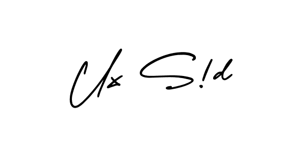 It looks lik you need a new signature style for name Ux S!d. Design unique handwritten (AmerikaSignatureDemo-Regular) signature with our free signature maker in just a few clicks. Ux S!d signature style 3 images and pictures png