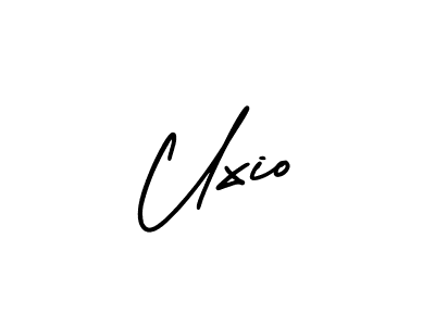 Uxio stylish signature style. Best Handwritten Sign (AmerikaSignatureDemo-Regular) for my name. Handwritten Signature Collection Ideas for my name Uxio. Uxio signature style 3 images and pictures png