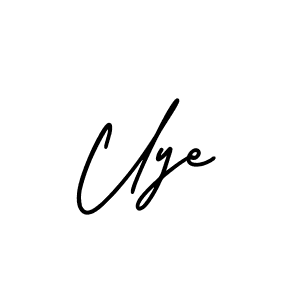 Make a beautiful signature design for name Uye. Use this online signature maker to create a handwritten signature for free. Uye signature style 3 images and pictures png