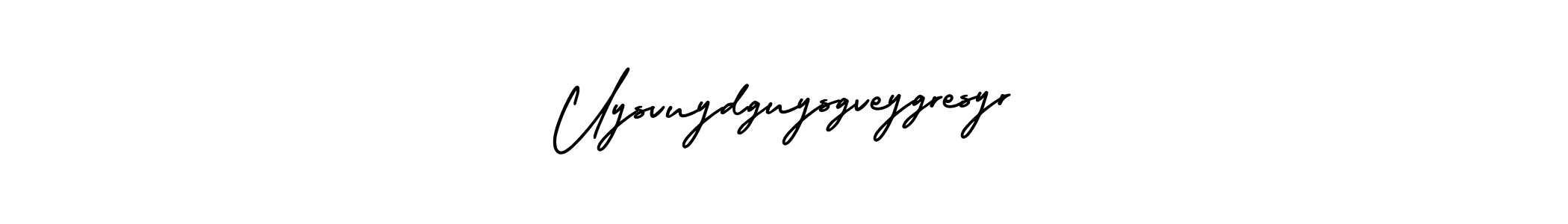 This is the best signature style for the Uysvuydguysgveygresyr name. Also you like these signature font (AmerikaSignatureDemo-Regular). Mix name signature. Uysvuydguysgveygresyr signature style 3 images and pictures png