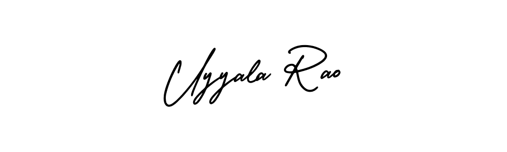 Best and Professional Signature Style for Uyyala Rao. AmerikaSignatureDemo-Regular Best Signature Style Collection. Uyyala Rao signature style 3 images and pictures png