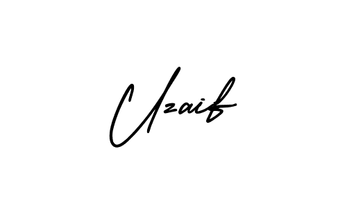 if you are searching for the best signature style for your name Uzaif. so please give up your signature search. here we have designed multiple signature styles  using AmerikaSignatureDemo-Regular. Uzaif signature style 3 images and pictures png