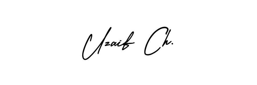 Also we have Uzaif Ch. name is the best signature style. Create professional handwritten signature collection using AmerikaSignatureDemo-Regular autograph style. Uzaif Ch. signature style 3 images and pictures png