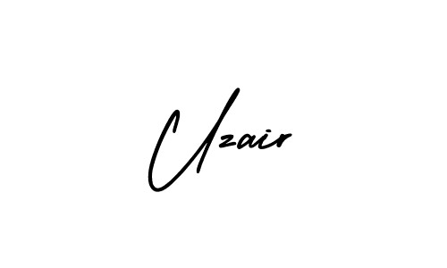 Check out images of Autograph of Uzair name. Actor Uzair Signature Style. AmerikaSignatureDemo-Regular is a professional sign style online. Uzair signature style 3 images and pictures png