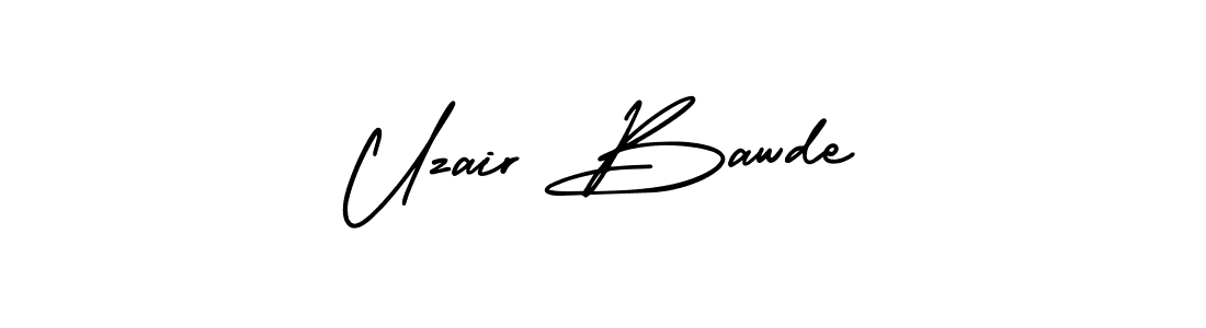 Similarly AmerikaSignatureDemo-Regular is the best handwritten signature design. Signature creator online .You can use it as an online autograph creator for name Uzair Bawde. Uzair Bawde signature style 3 images and pictures png